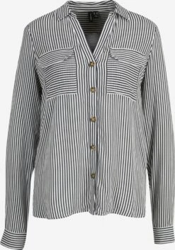 Vero Moda Tall Chemisiers Chemisier BUMPY Femme Noir / Blanc