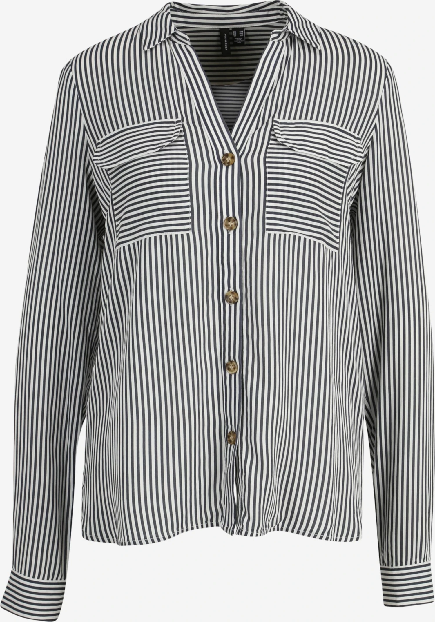 Vero Moda Tall Chemisiers Chemisier BUMPY Femme Noir / Blanc