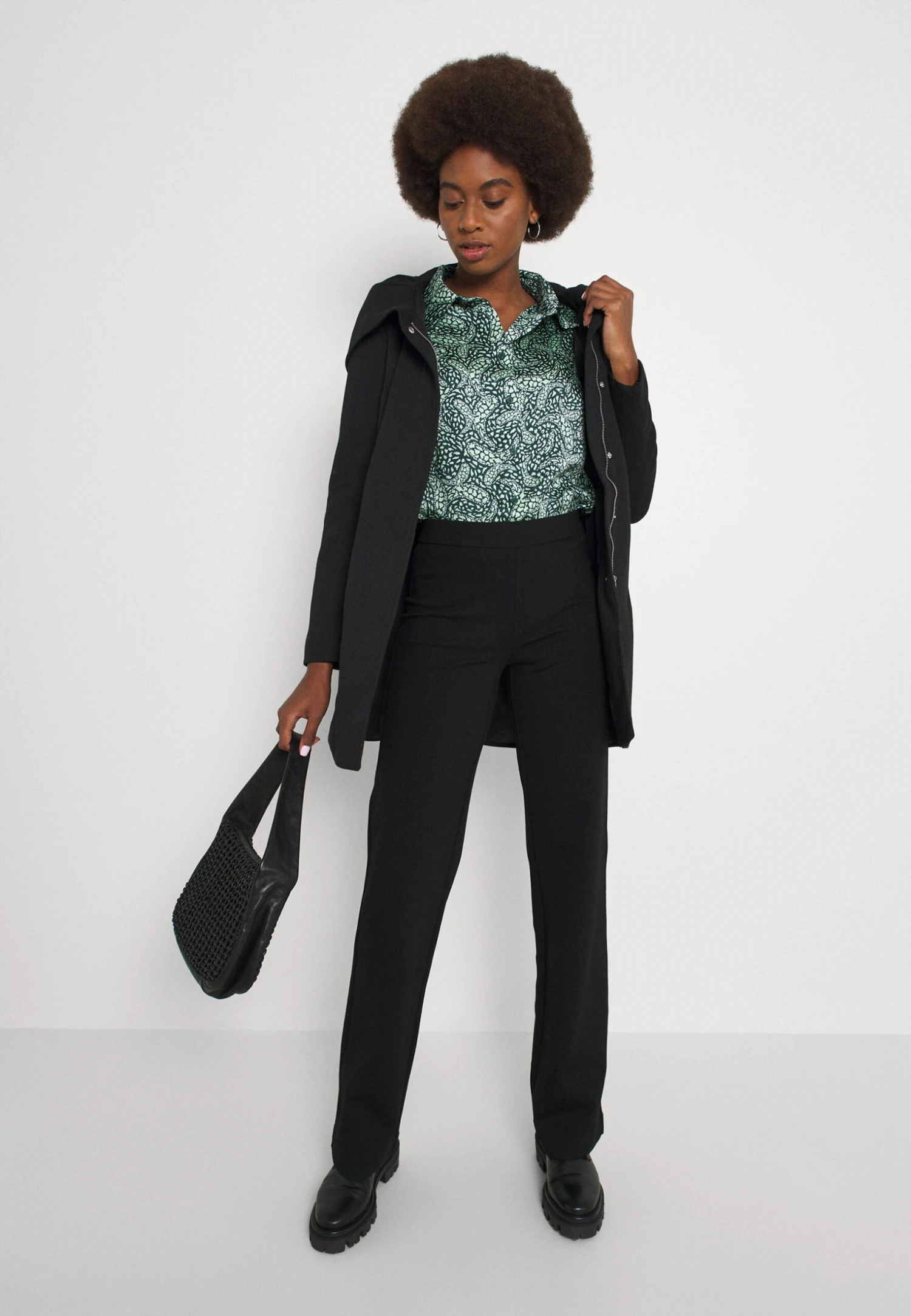 Vero Moda Tall Vmkammie Straight Pant - Pantalon Classique - Black – Image 2