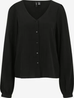 Vero Moda Tall Blouses Et Tuniques Chemisier NAJA Femme Noir