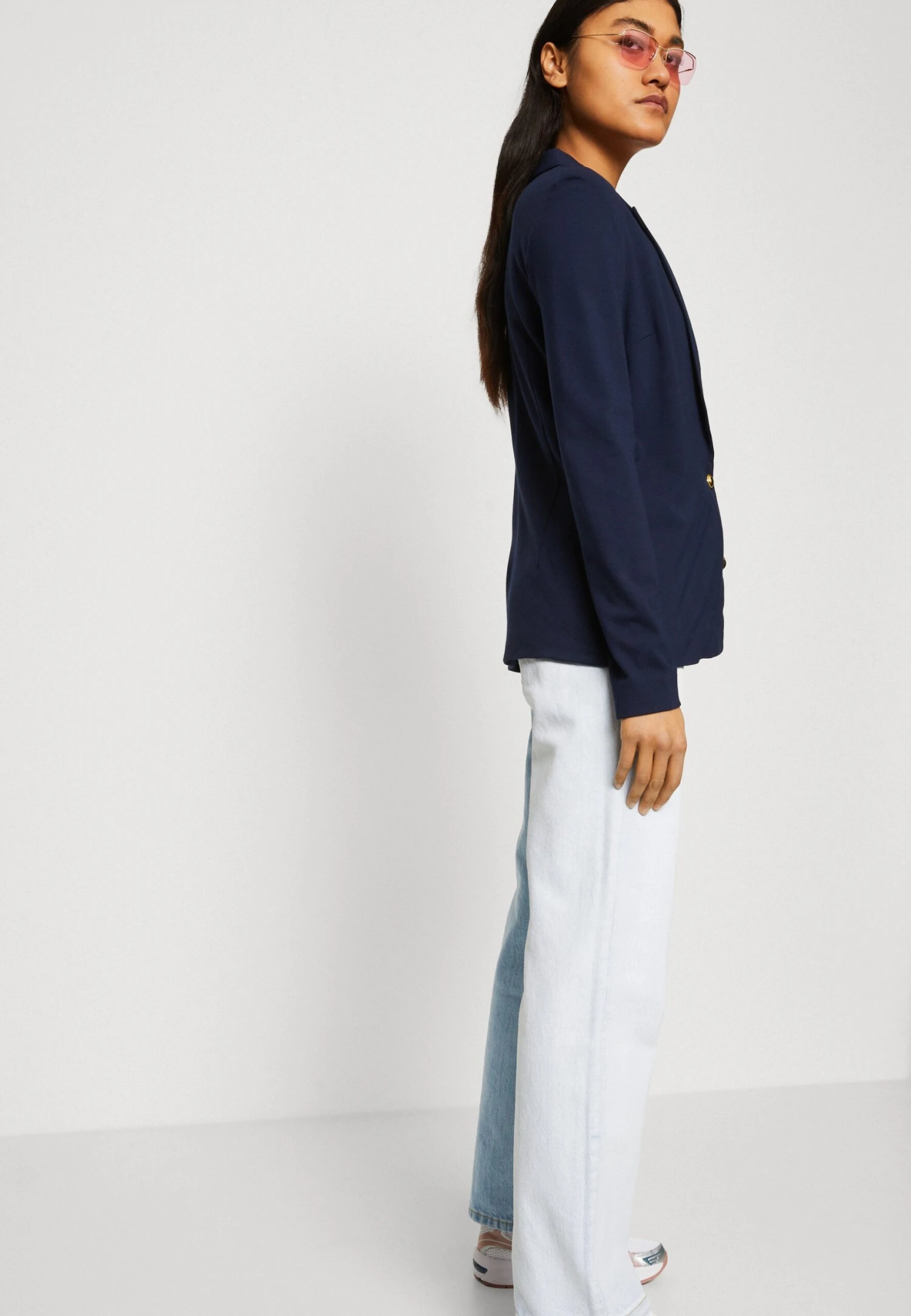 Vero Moda Tall Vmeva Slim Blazer - Blazer - Navy Blazer/Golden – Image 4