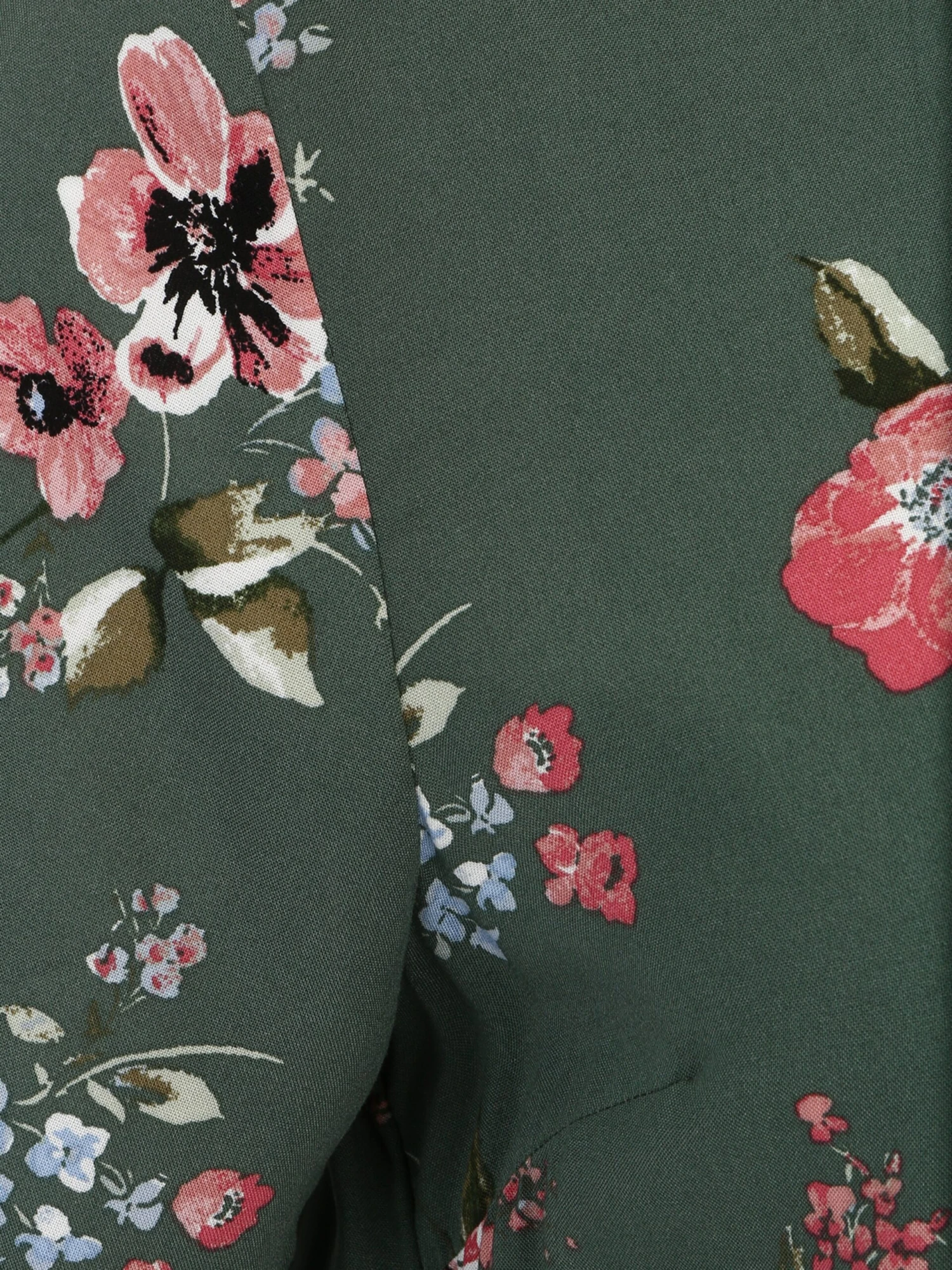 Vero Moda Tall Robes Fluides Robe-chemise Femme Kaki / Vert Foncé – Image 3