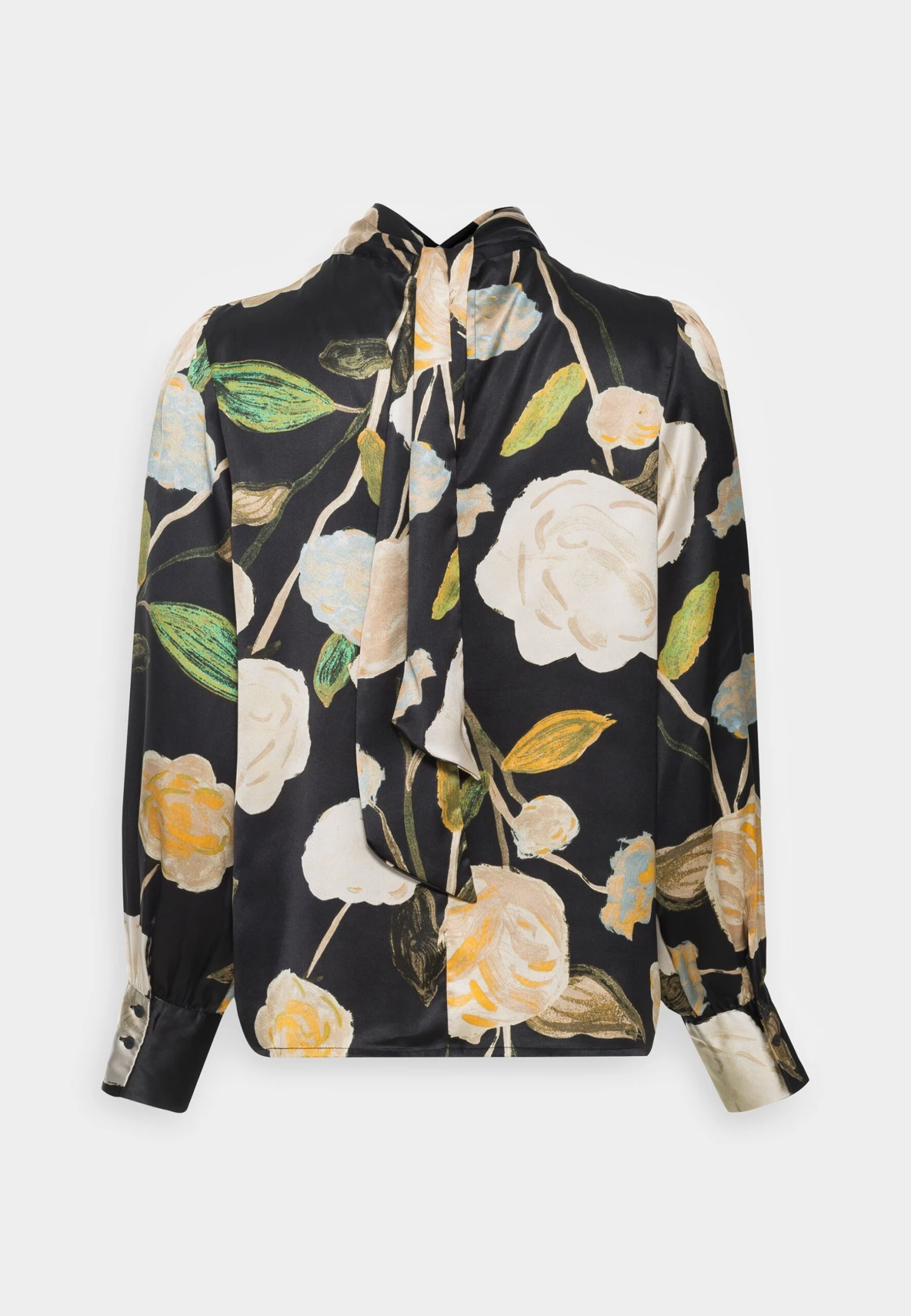 Vero Moda Tall Vmrenee Noa Tie - Blouse - Black/Renee – Image 2