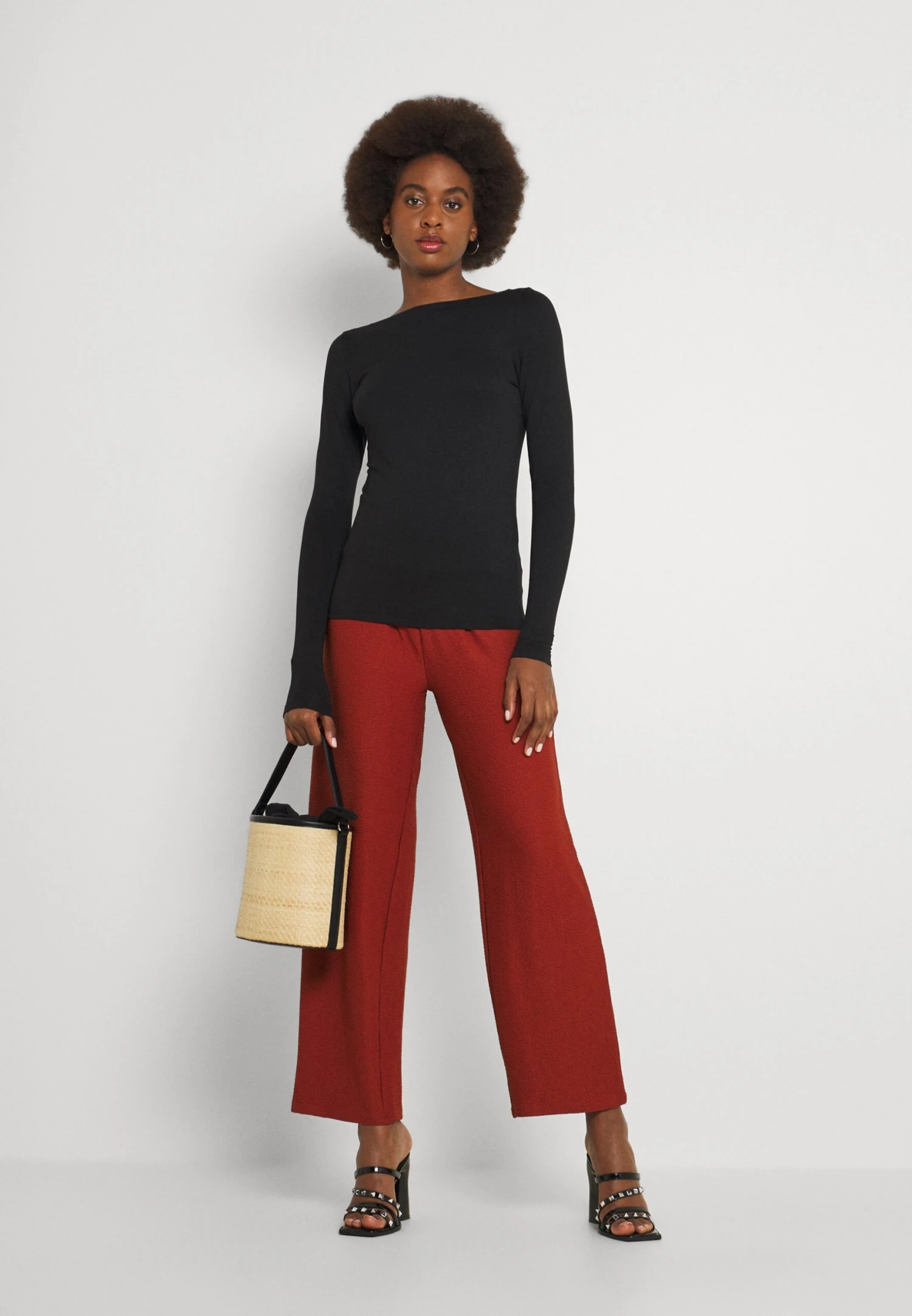 Vero Moda Tall Vmpanda - T-Shirt À Manches Longues - Black – Image 2