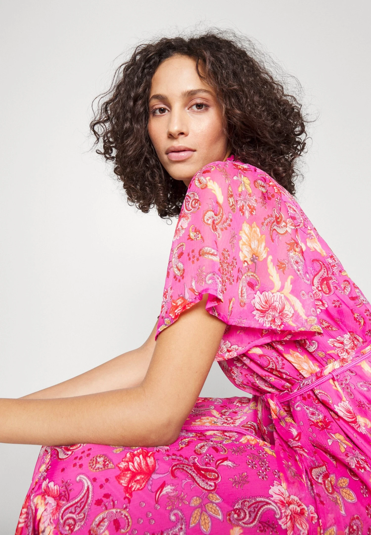 Vero Moda Tall Vmsilo Dress - Robe De Jour - Pink Yarrow/Silo – Image 4