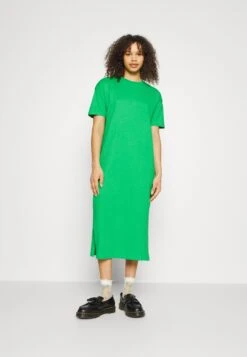 Vero Moda Tall Vmmolly Calf Dress - Robe En Jersey - Bright Green