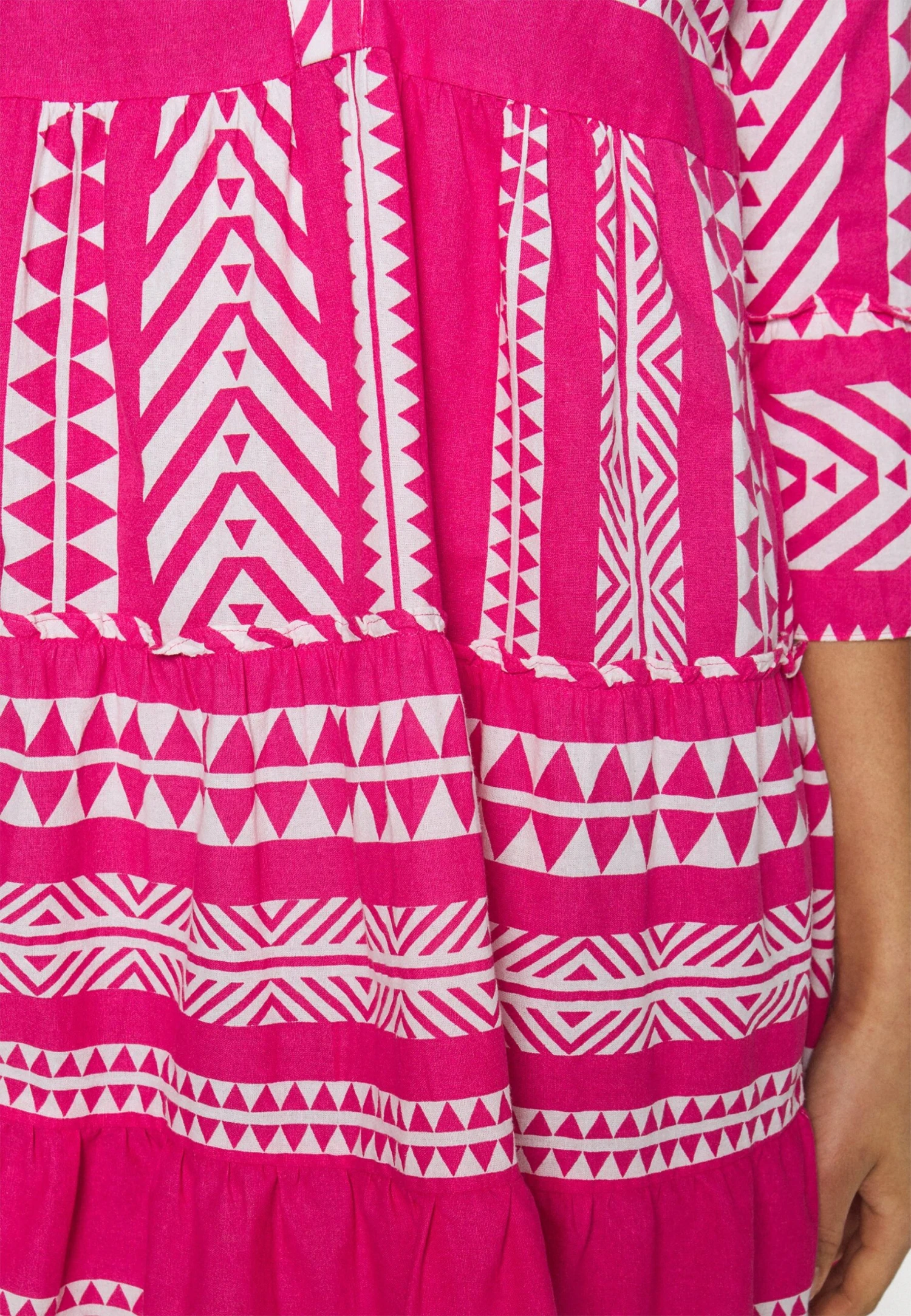 Vero Moda Tall Vmdicthe - Robe De Jour - Pink Yarrow/Ibiza Snow White – Image 7