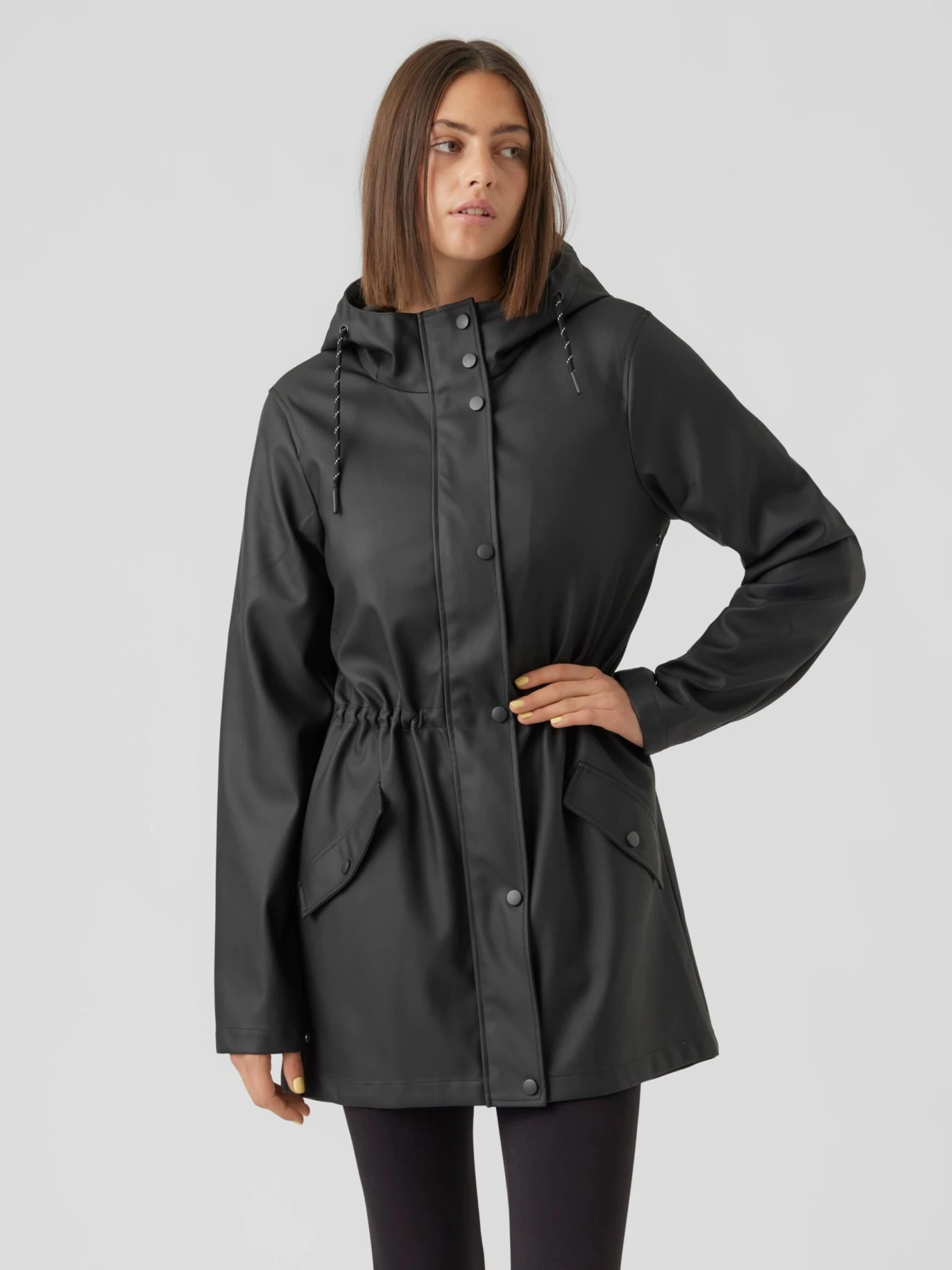 Vero Moda Tall Parkas Parka Mi-saison Femme Noir – Image 2