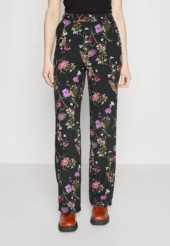 Vero Moda Tall Vmeasy Wide Pants - Pantalon Classique - Black/Mille