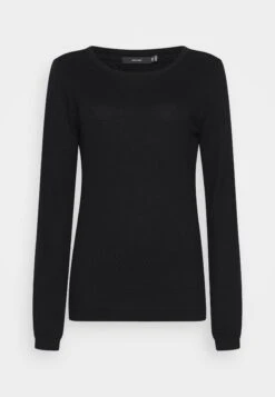 Vero Moda Tall Vmcare Structure O Neck - Pullover - Black