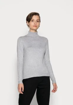 Vero Moda Tall Vmglory Rollneck - Pullover - Light Grey Melange