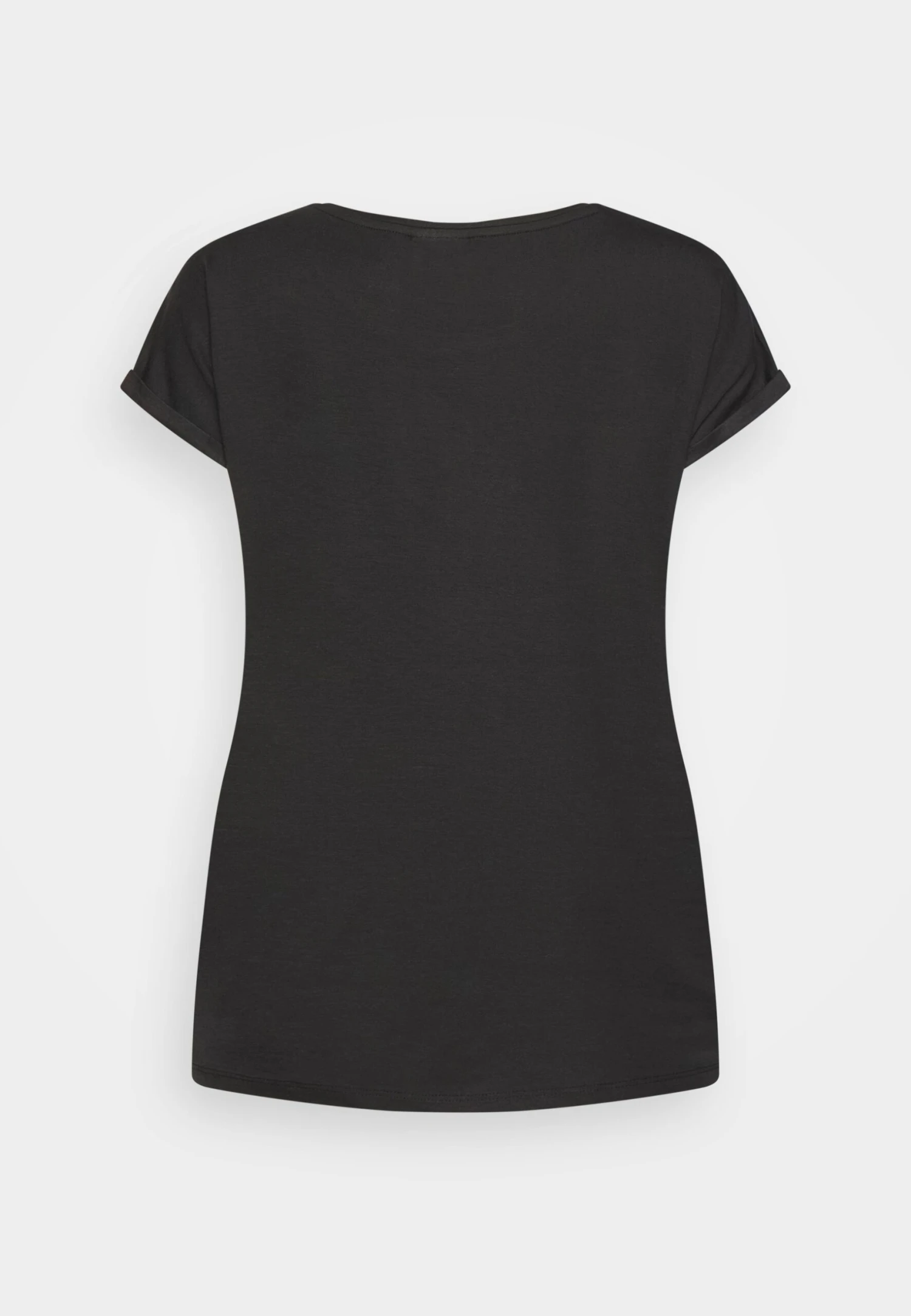 Vero Moda Tall Vmava Plain Top - T-Shirt Basique - Black – Image 2