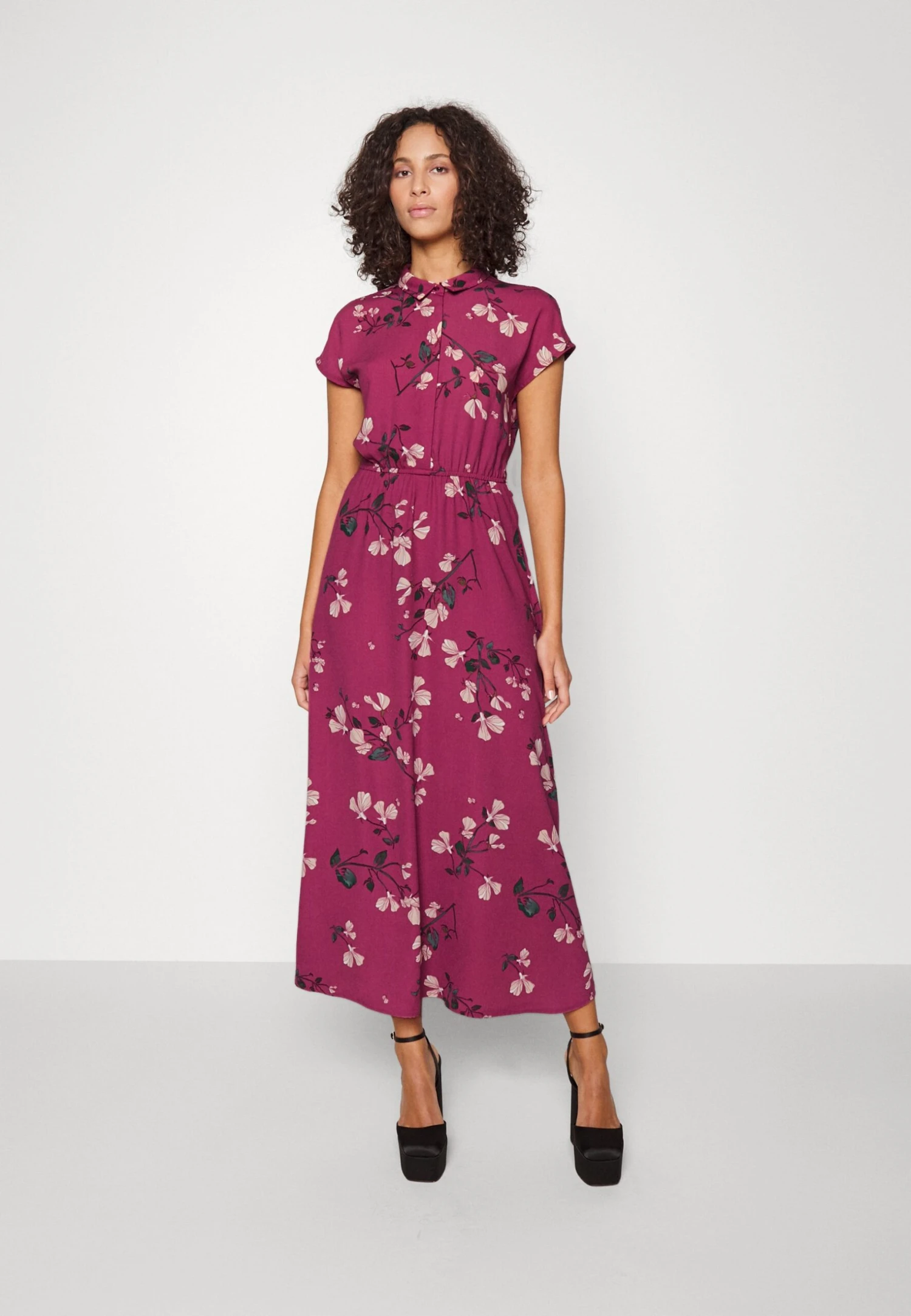 Vero Moda Tall Vmnewhallie Long Tie Dress - Robe Chemise - Dry Rose