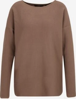 Vero Moda Tall T-shirts à Manches Longues T-shirt AUGUSTA Femme Noisette