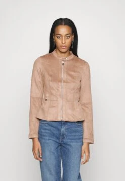 Vero Moda Tall Vmjose Short Faux Suede - Veste Légère - Brownie