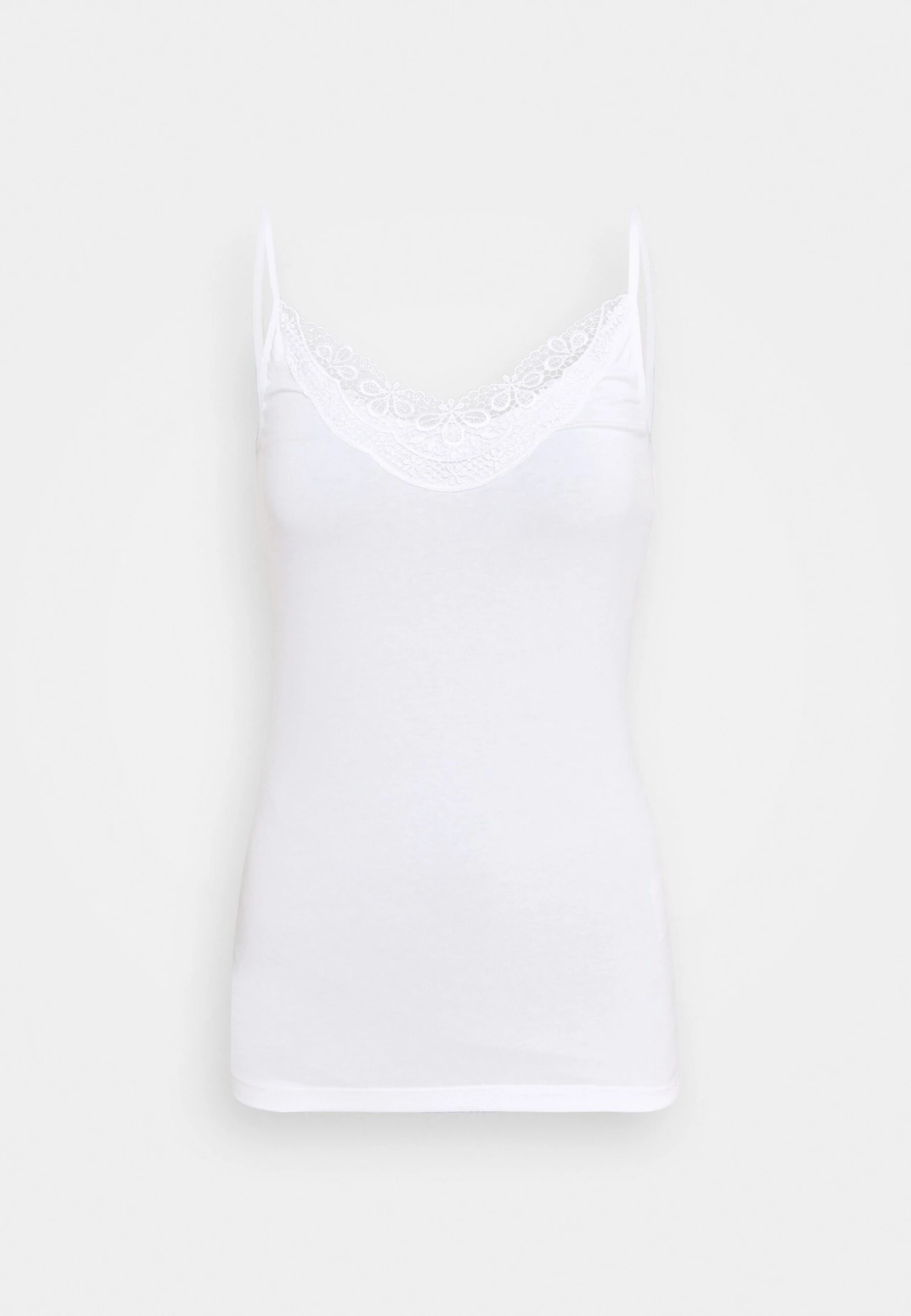 Vero Moda Tall Vminge Lace Singlet 2 Pack - Débardeur - Black/Bright White – Image 4