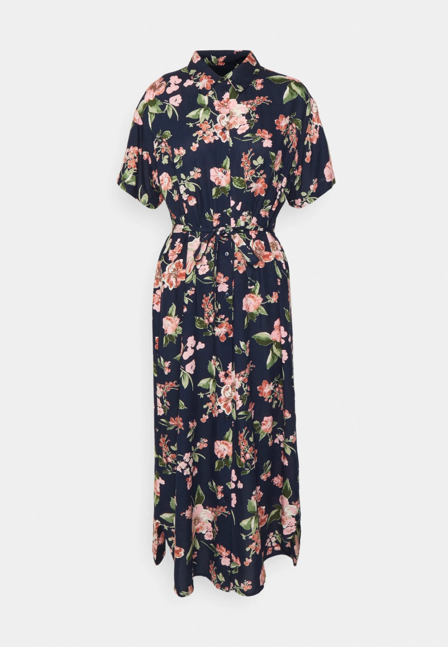 Vero Moda Tall Vmbumpy Calf Shirt Dress - Robe Chemise - Navy Blazer – Image 6