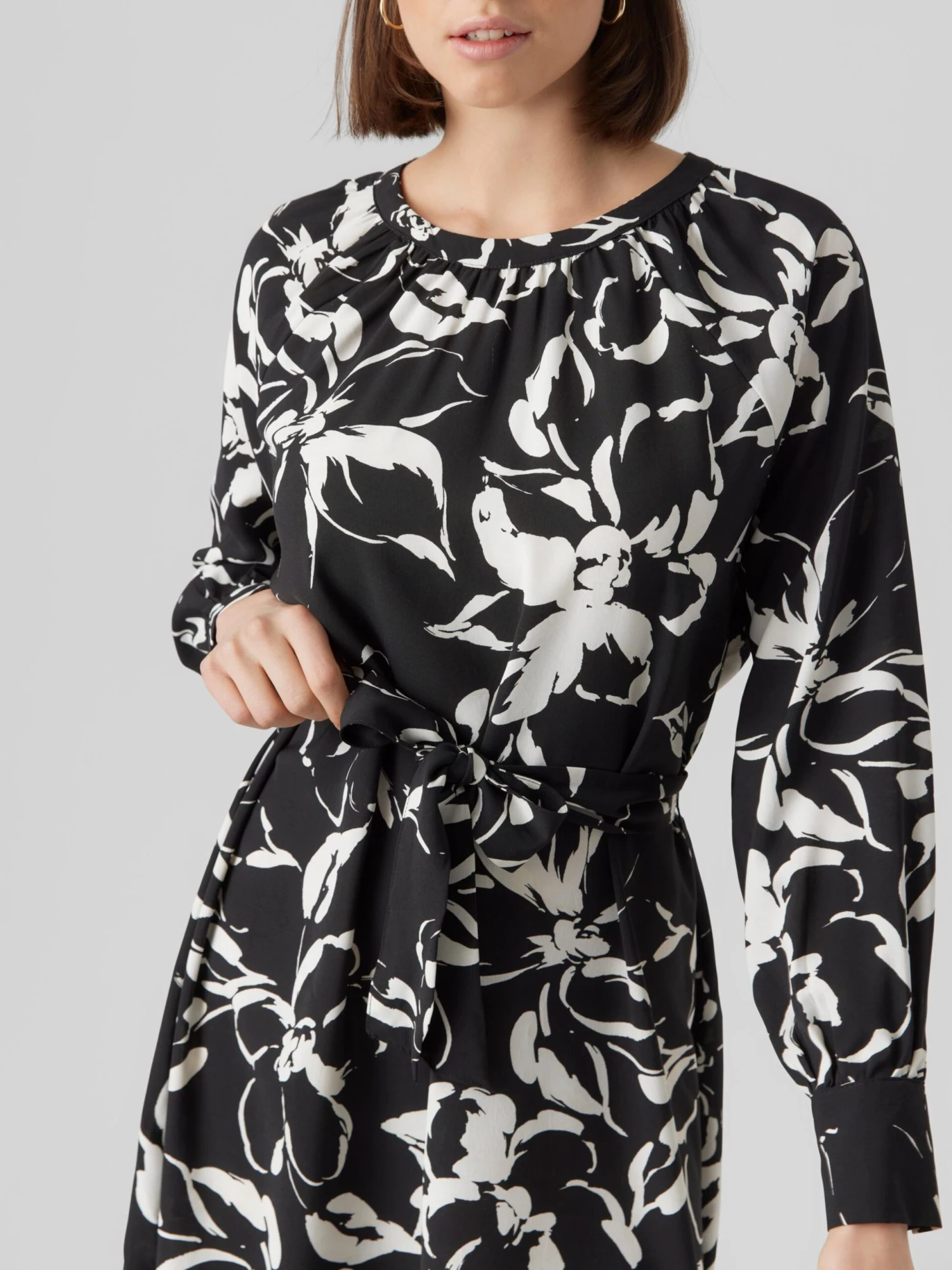 Vero Moda Tall Robes Fluides Robe-chemise Femme Noir – Image 7