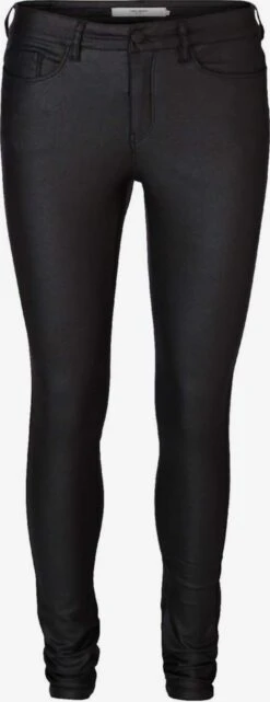 Vero Moda Tall Pantalons En Toile Skinny Pantalon Seven Femme Noir