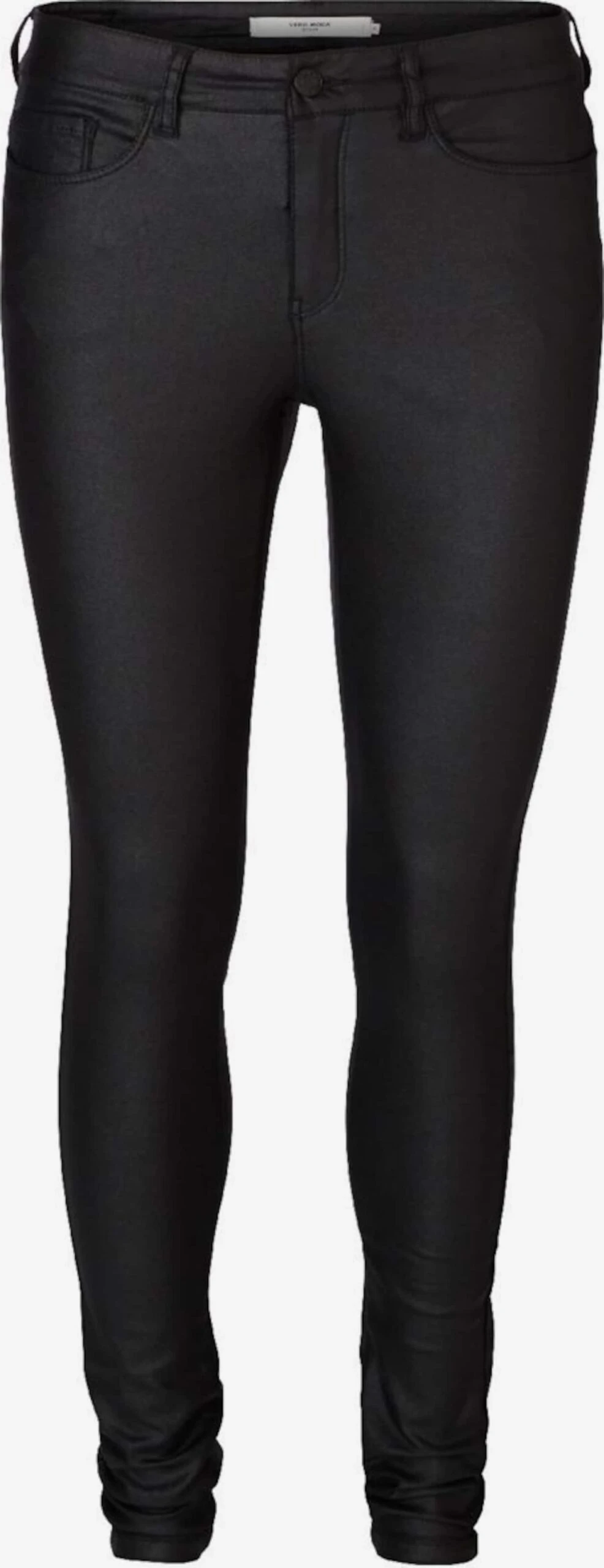 Vero Moda Tall Pantalons En Toile Skinny Pantalon Seven Femme Noir