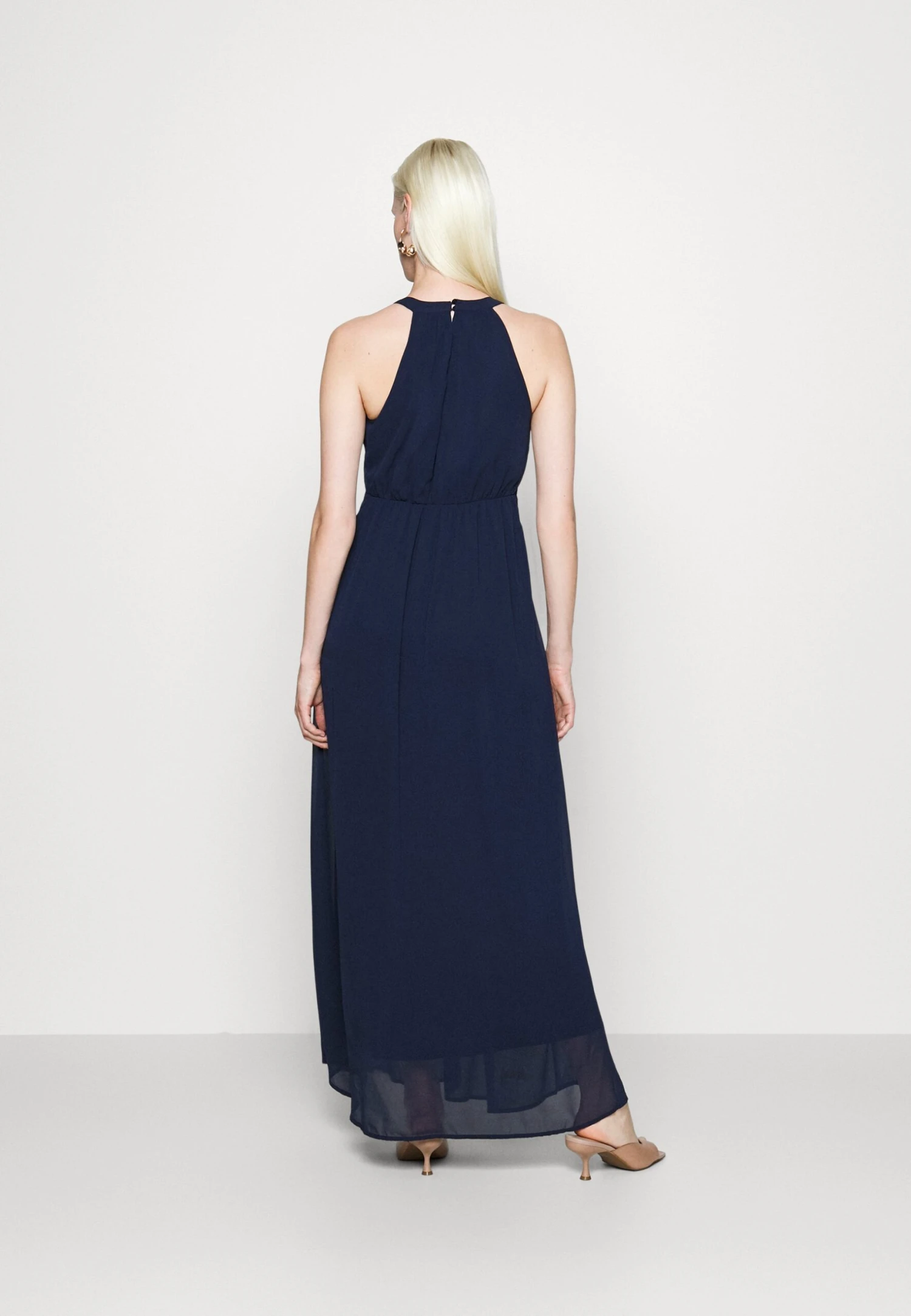 Vero Moda Tall Vmsally Maxi Dress - Robe De Cocktail - Navy Blazer – Image 3