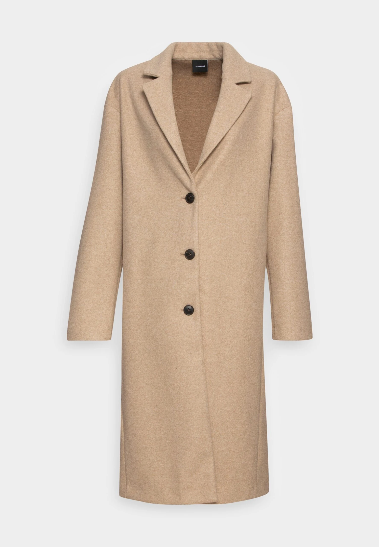 Vero Moda Tall Vmfortunelyon Long Coat - Manteau Classique - Tigers Eye/Melange