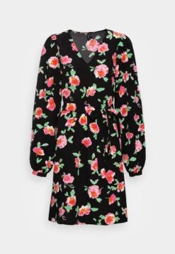 Vero Moda Tall Vmhyms Lia Knee Dress - Robe De Jour - Black