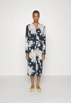Vero Moda Tall Vmtally Calf Shirt Dress - Robe De Jour - Night Sky