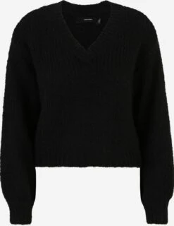 Vero Moda Tall Pulls Maille Fine Pull-over MAYBE Femme Noir