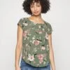 Vero Moda Tall Vmsaki Zip - Blouse - Laurel Wreath