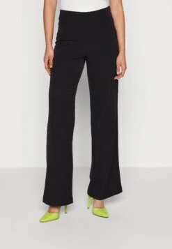 Vero Moda Tall Vmhalmia Wide Solid Pant - Pantalon Classique - Black