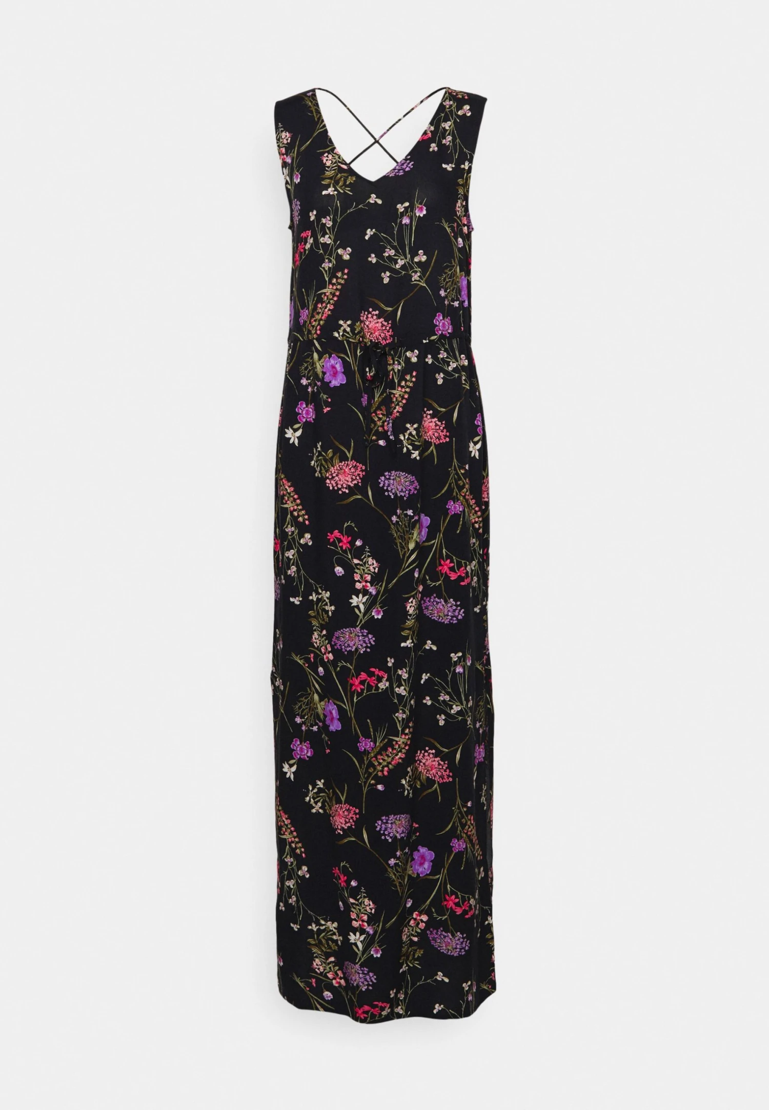 Vero Moda Tall Vmeasy Tank Dress - Robe Longue - Black/Mille – Image 4