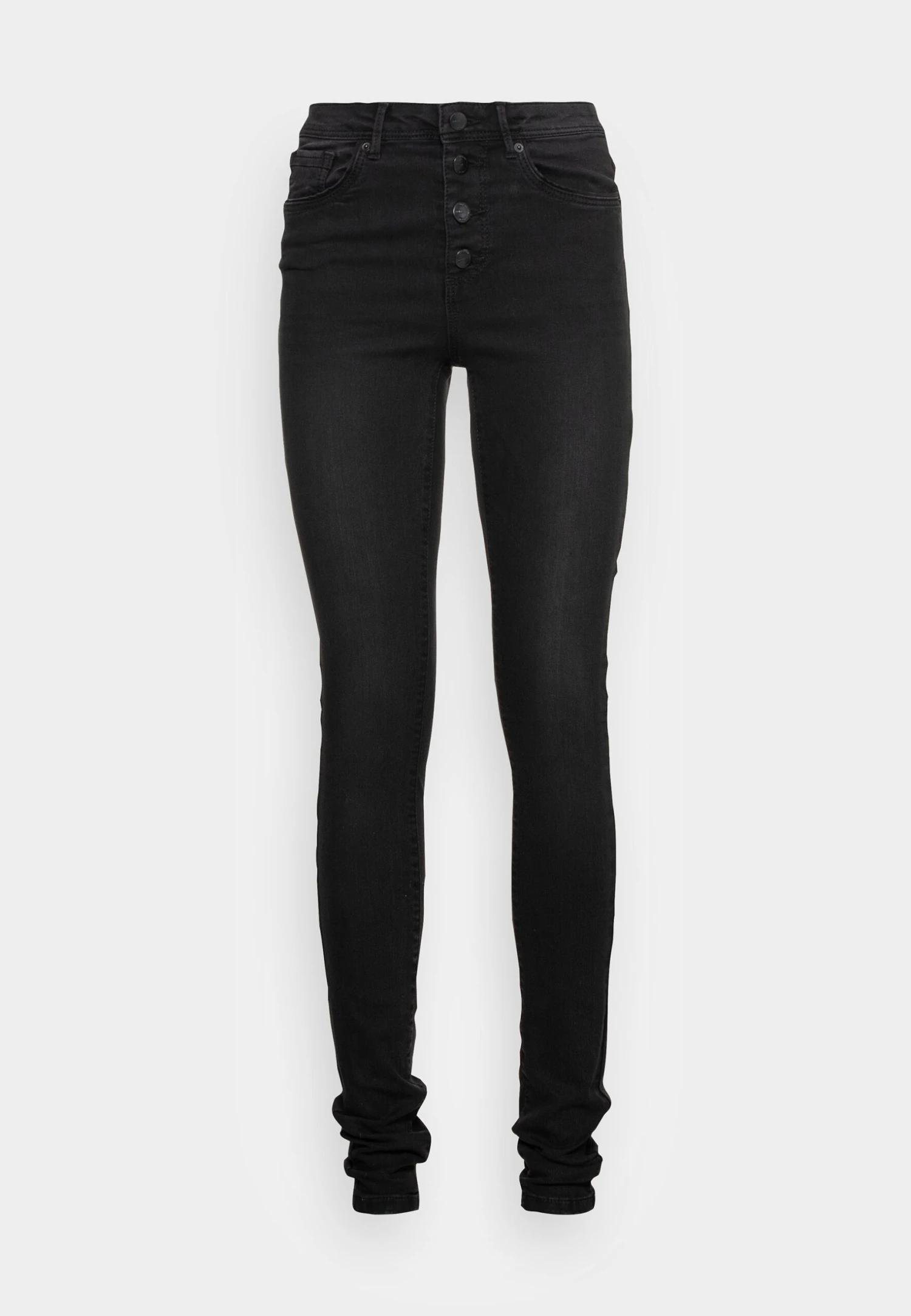 Vero Moda Tall Vmtanya Piping But - Jeans Skinny - Black Denim