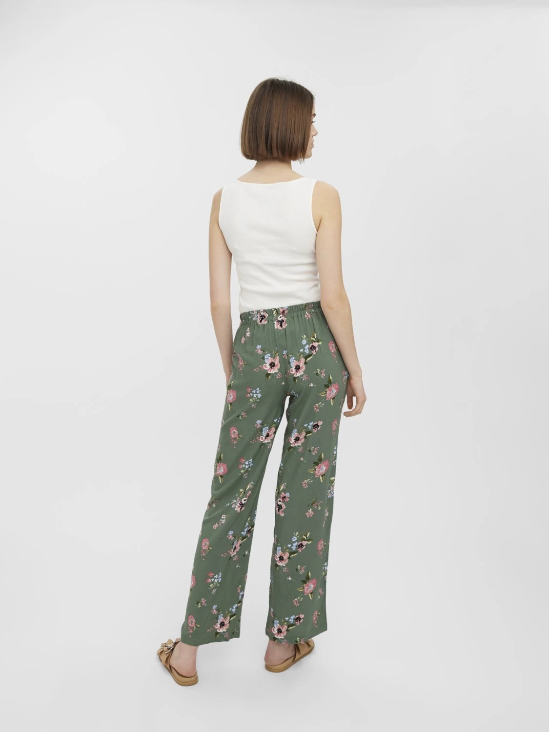 Vero Moda Tall Vmeasy Wide Pants - Pantalon Classique - Laurel Wreath/Freya – Image 3