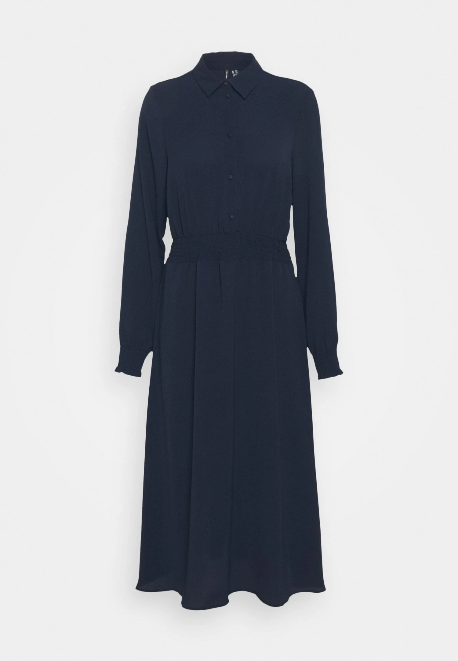 Vero Moda Tall Vmsaga Smock Calf Dress - Robe Longue - Navy Blazer – Image 5