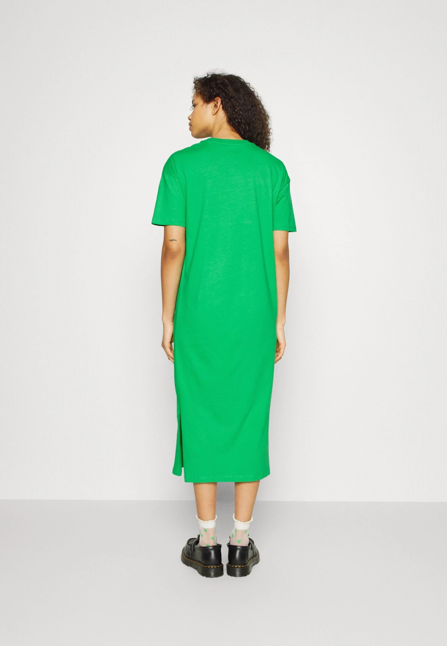 Vero Moda Tall Vmmolly Calf Dress - Robe En Jersey - Bright Green – Image 3