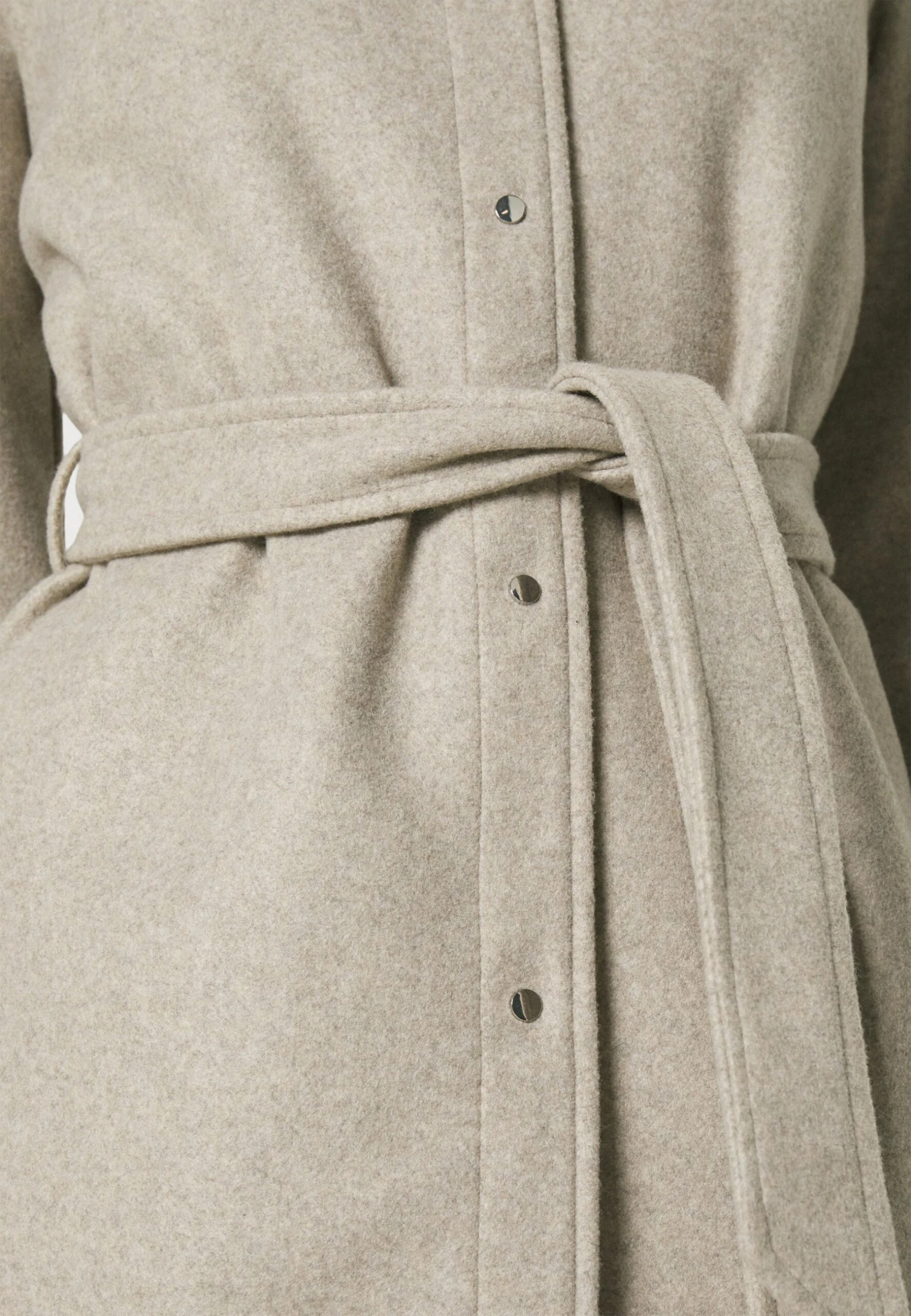 Vero Moda Tall Vmvince Jacket - Manteau Court - Silver Mink/Melange – Image 6