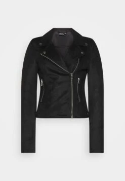 Vero Moda Tall Vmjose Short Jacket - Veste En Similicuir - Black