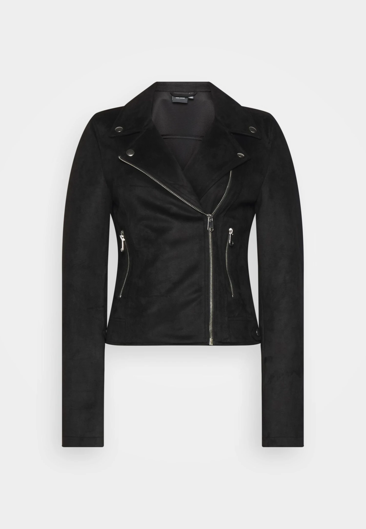 Vero Moda Tall Vmjose Short Jacket - Veste En Similicuir - Black