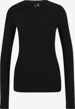 Vero Moda Tall T-shirts à Manches Longues T-shirt ROMA Femme Noir