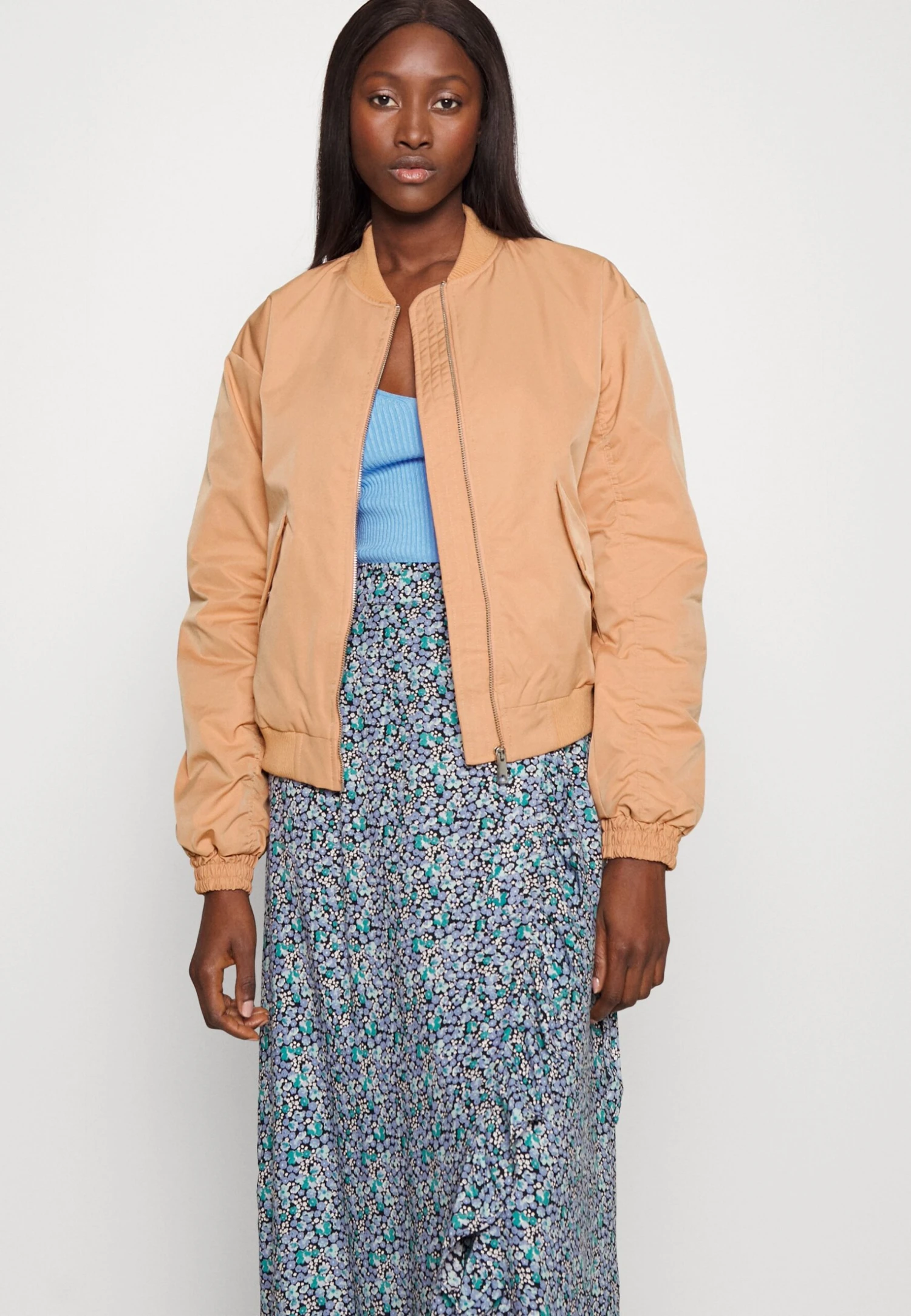 Vero Moda Tall Vmalexa Short Jacket - Blouson Bomber - Cork