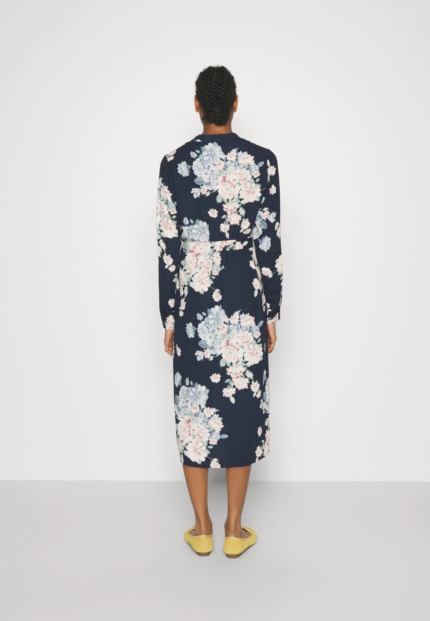 Vero Moda Tall Vmtally Calf Shirt Dress - Robe De Jour - Night Sky – Image 3