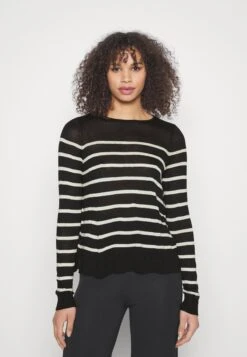 Vero Moda Tall Vmnova O-Neck - Pullover - Black/Birch