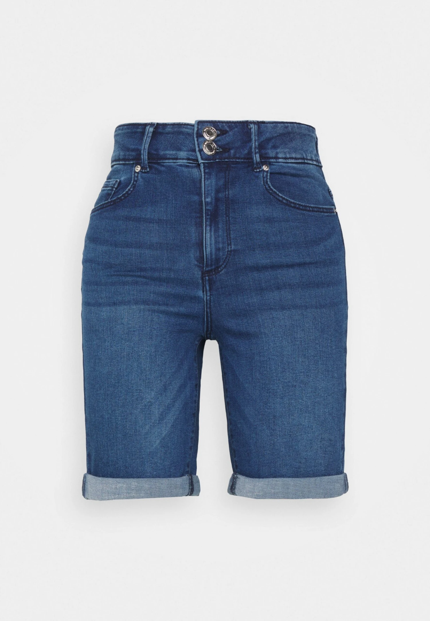 Vero Moda Tall Vmsophia Button - Short - Dark Blue Denim – Image 4