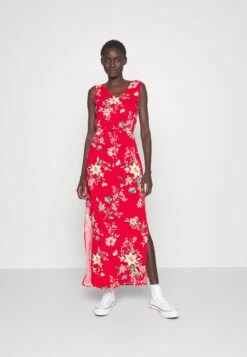 Vero Moda Tall Vmeasy Tank Dress - Robe Longue - Goji Berry/Tika