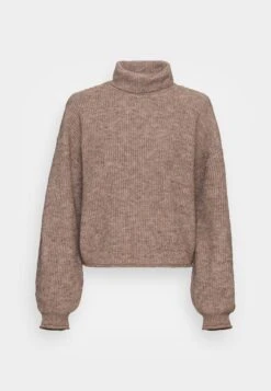 Vero Moda Tall Vmyvonne Rollneck Rolledge - Pullover - Silver Mink