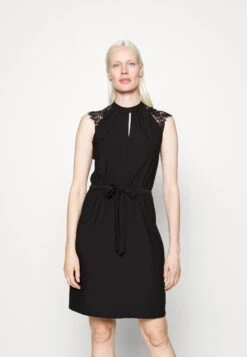 Vero Moda Tall Vmmilla Short Dress - Robe En Jersey - Black