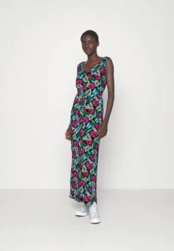 Vero Moda Tall Vmeasy Tank Dress - Robe Longue - Pink Yarrow/Palm