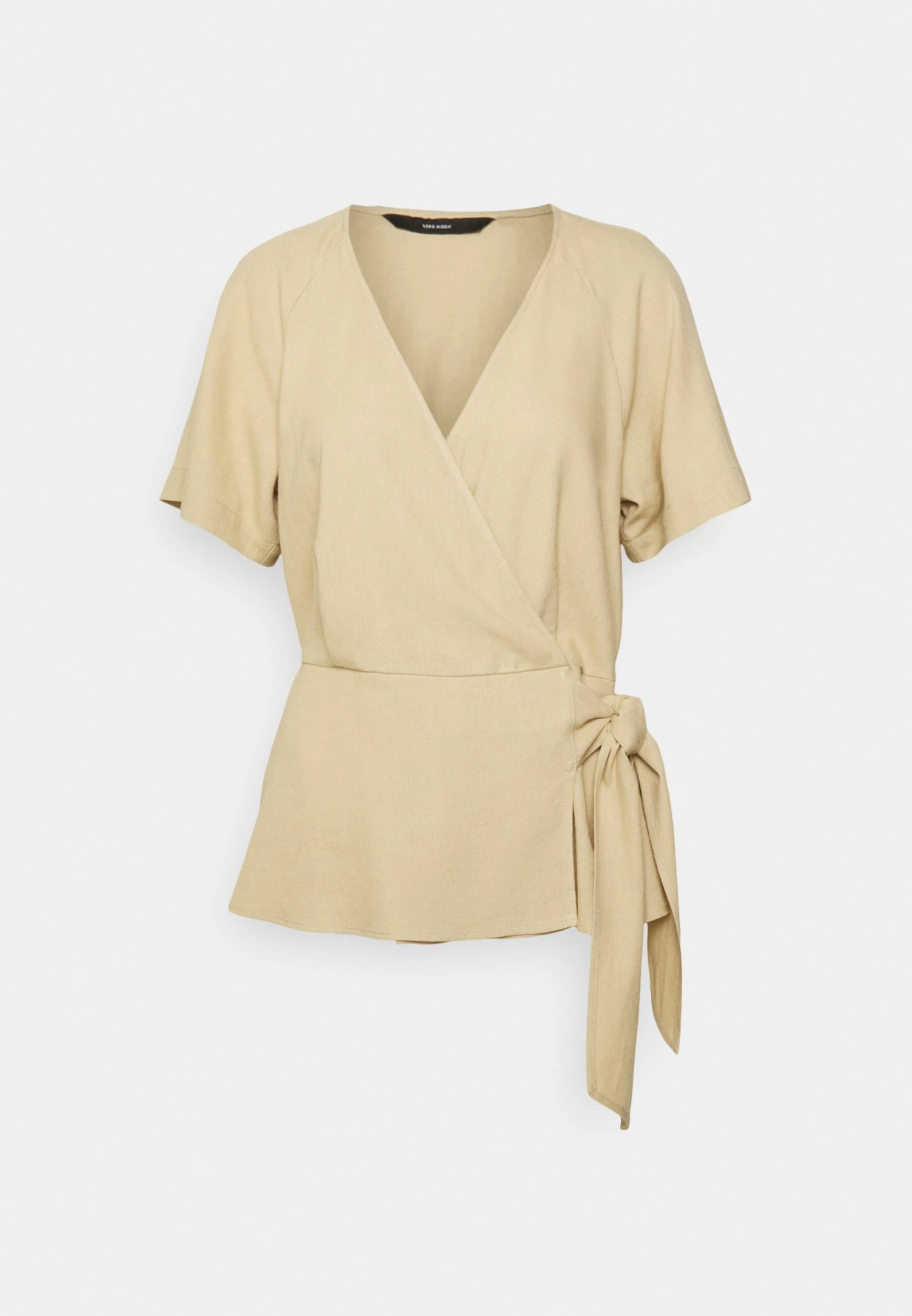 Vero Moda Tall Vmmymilo Wide Wrap - Blouse - Irish Cream – Image 4
