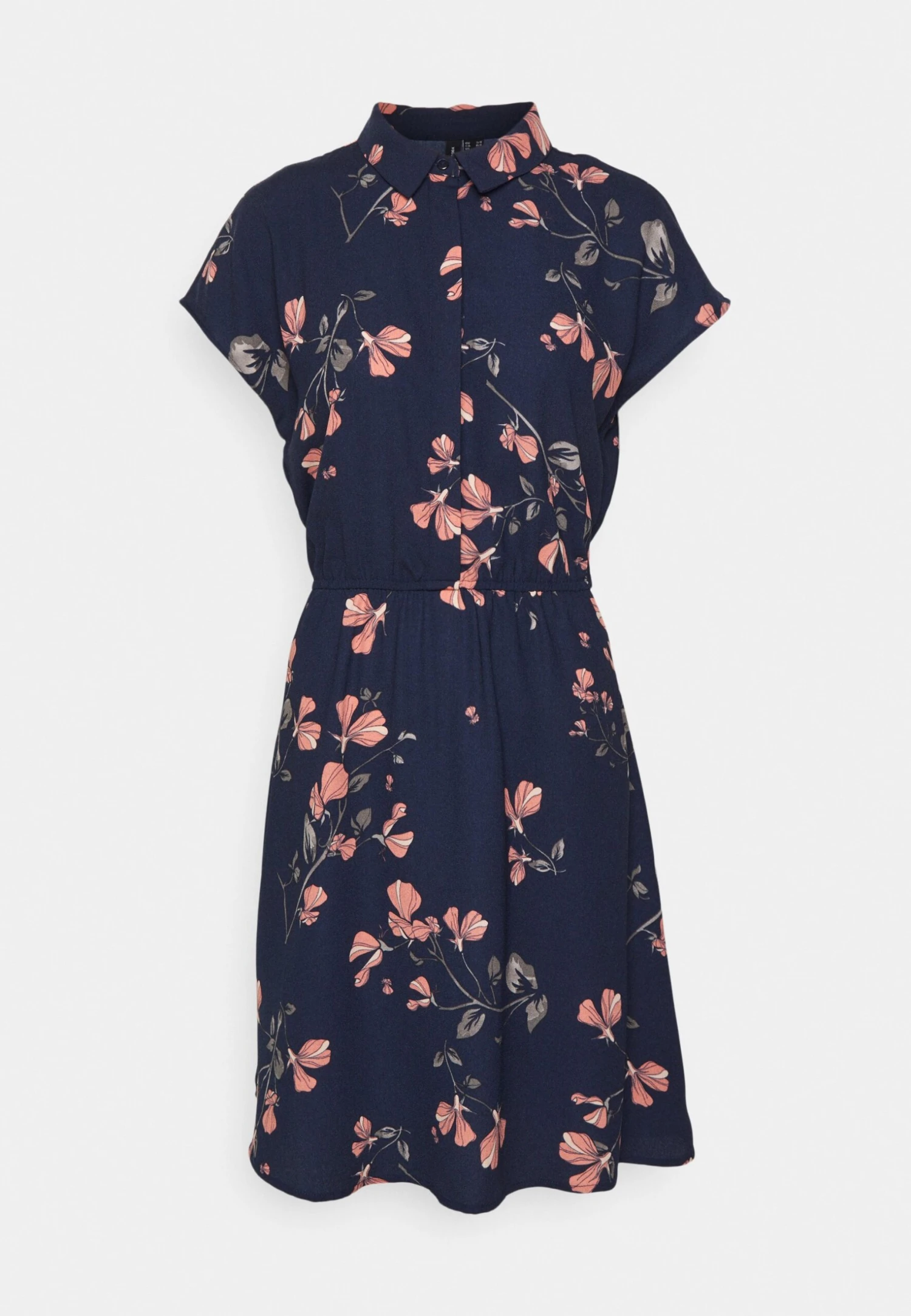 Vero Moda Tall Vmnewhallie S/S Short Dress Exp Tll - Robe De Jour - Night Sky – Image 4